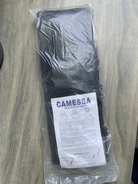 Faja Tipo Pesista Con Tirantes Camesa Negra