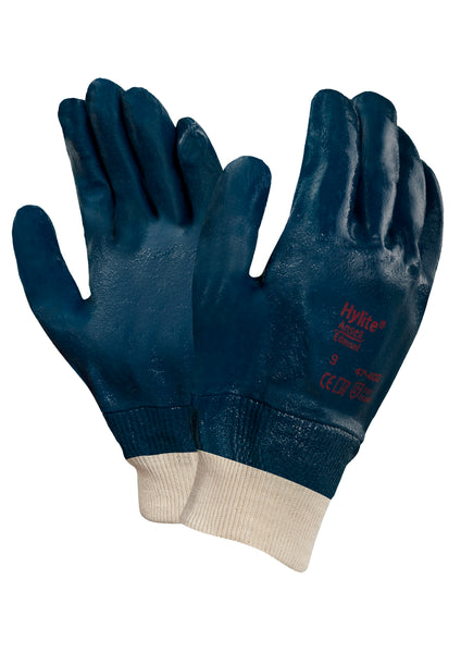 Guante Ansell Activarmr 47-402 Nitrilo Algodon # 9